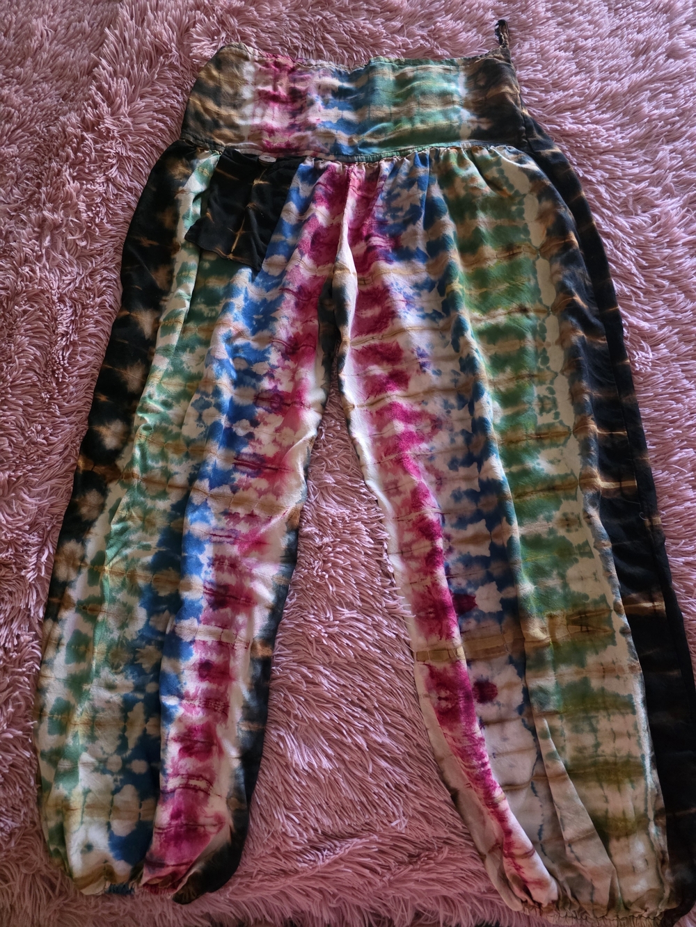 EARTHBOUND WOMENS Tie-Dye Joggers - Blue, Pink, Green, Black - Picture 7 of 7
